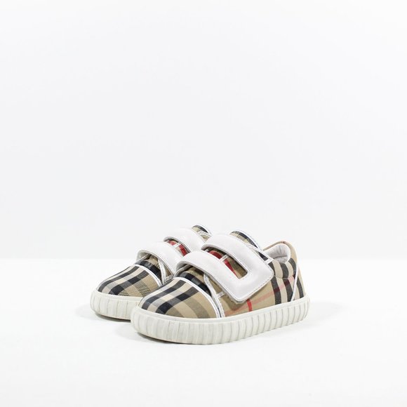 Burberry Toddler Mark Check Sneaker Size 21EU - Picture 1 of 6